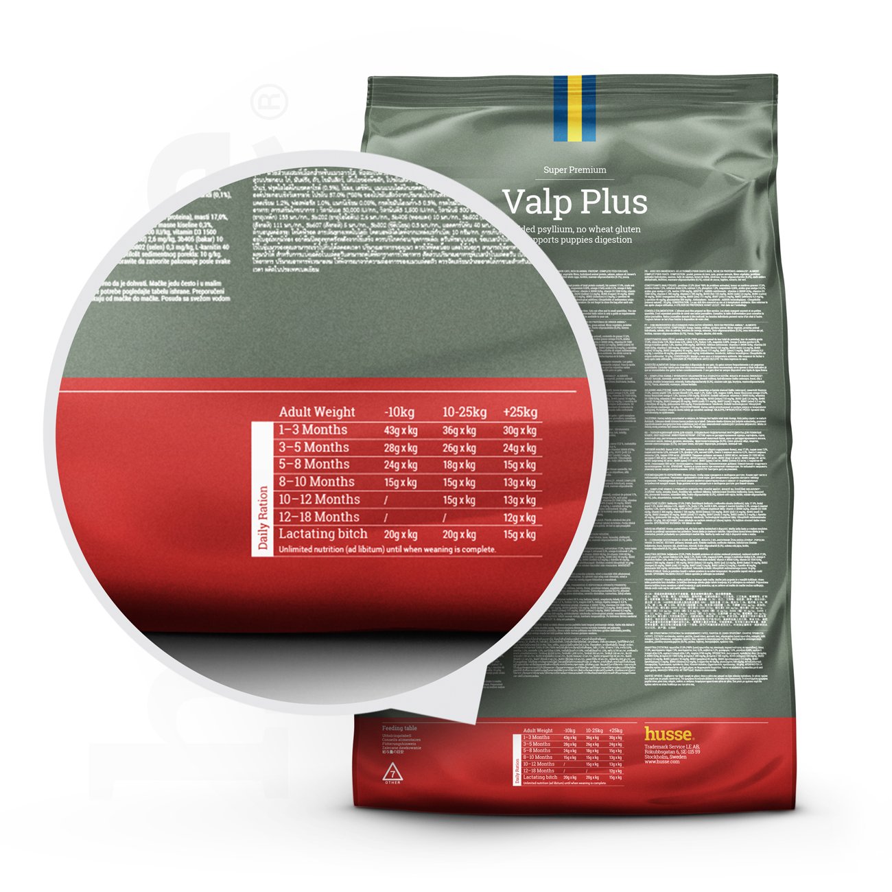 Valp Plus, 2 kg | Potpuna hrana bez glutena za štence s osjetljivim probavnim sustavom - pogodna za skotne kuje i kuje u laktaciji