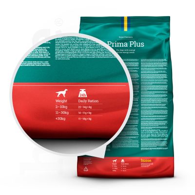 Prima Plus, 2 kg | Potpuna hrana za odrasle pse normalnih energetskih potreba