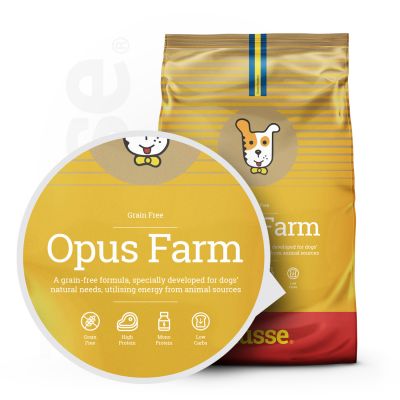Opus Farm, 12 kg | Potpuna hrana bez žitarica za aktivne pse s osjetljivim probavnim sustavom i/ili alergijama