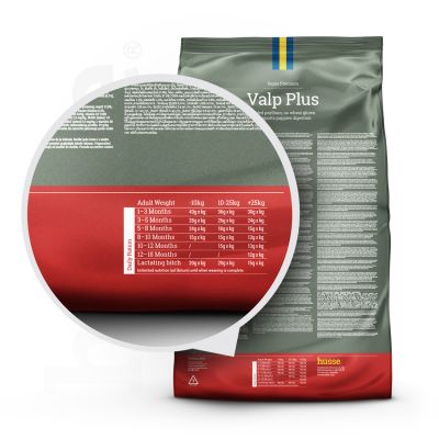Valp Plus, 2 kg | Potpuna hrana bez glutena za štence s osjetljivim probavnim sustavom - pogodna za skotne kuje i kuje u laktaciji